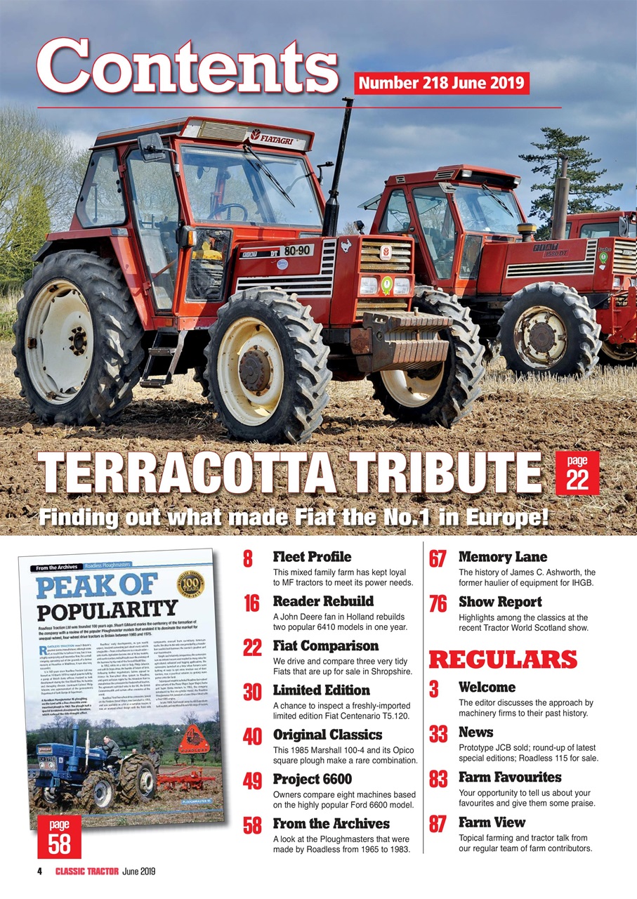 Classic Tractor Preview Pages