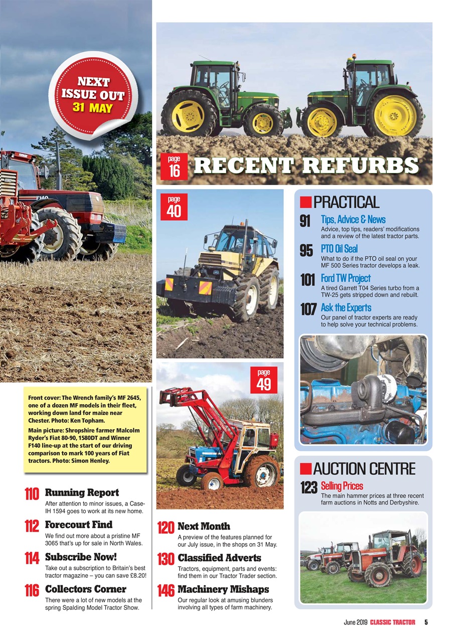 Classic Tractor Preview Pages