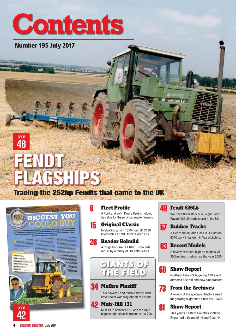 Classic Tractor Preview Pages