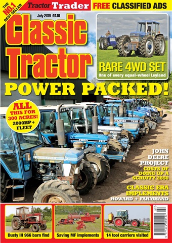Classic Tractor issue July 2019