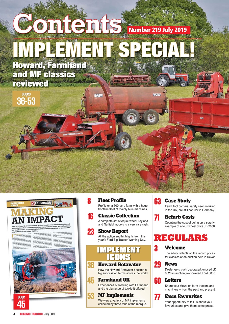 Classic Tractor Preview Pages