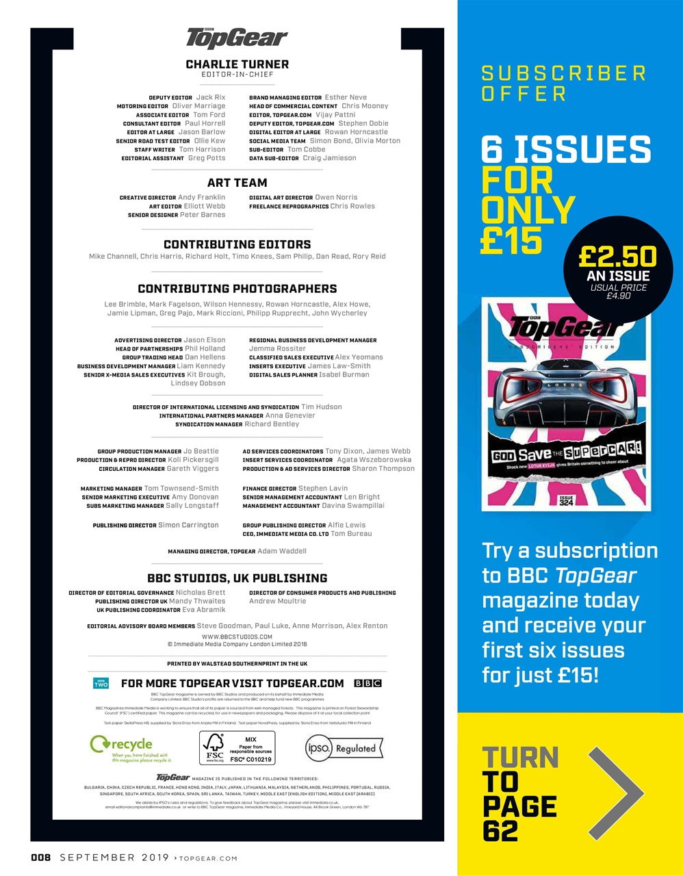 BBC Top Gear Magazine Preview Pages