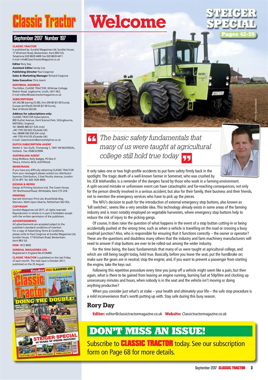 Classic Tractor Preview Pages