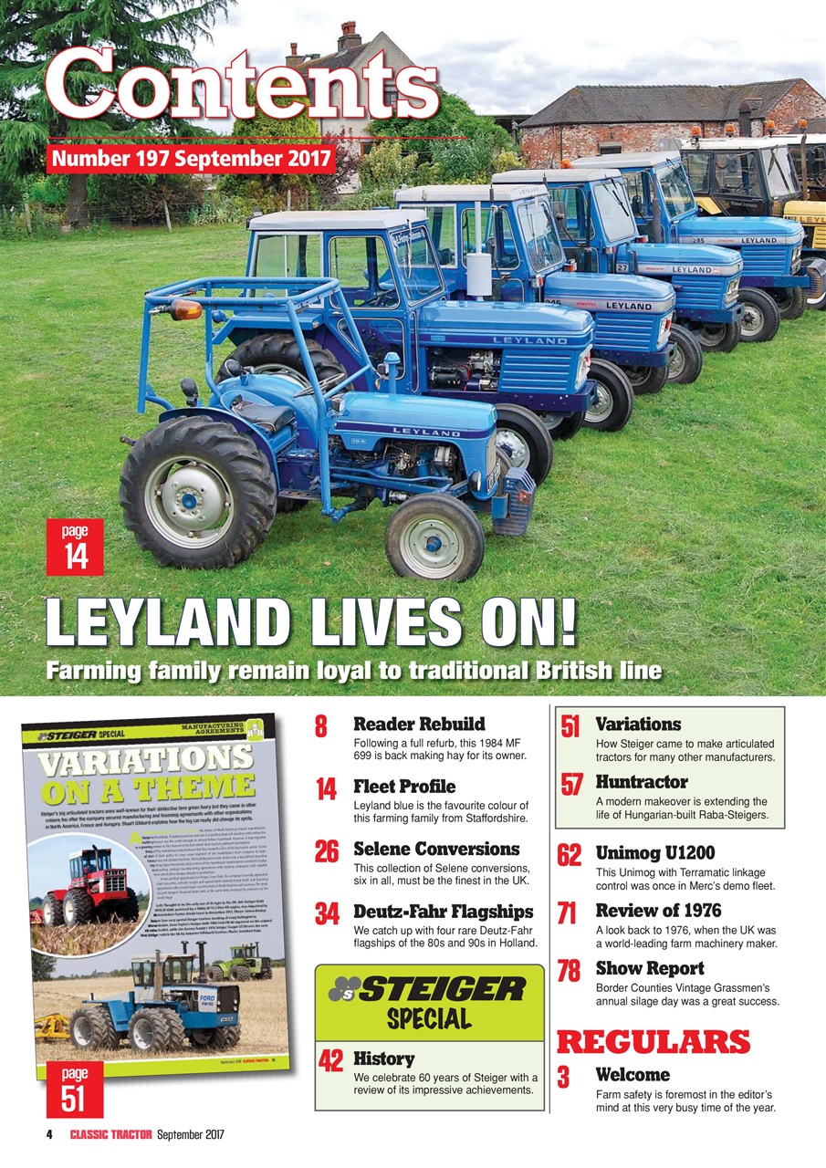 Classic Tractor Preview Pages