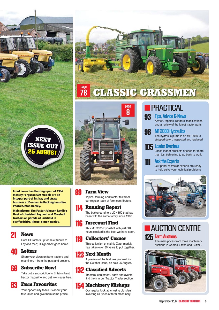 Classic Tractor Preview Pages