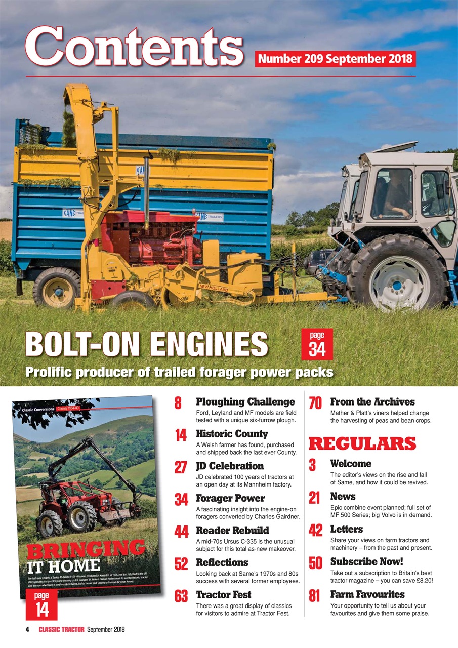 Classic Tractor Preview Pages