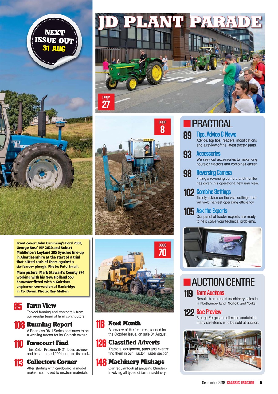Classic Tractor Preview Pages