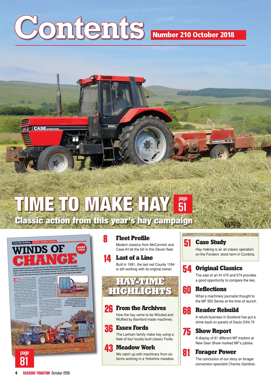 Classic Tractor Preview Pages