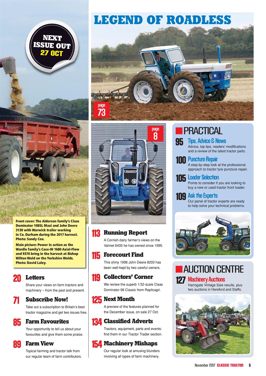 Classic Tractor Preview Pages