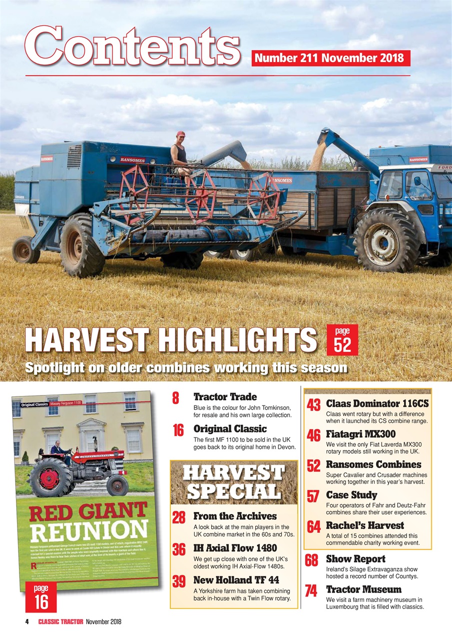 Classic Tractor Preview Pages