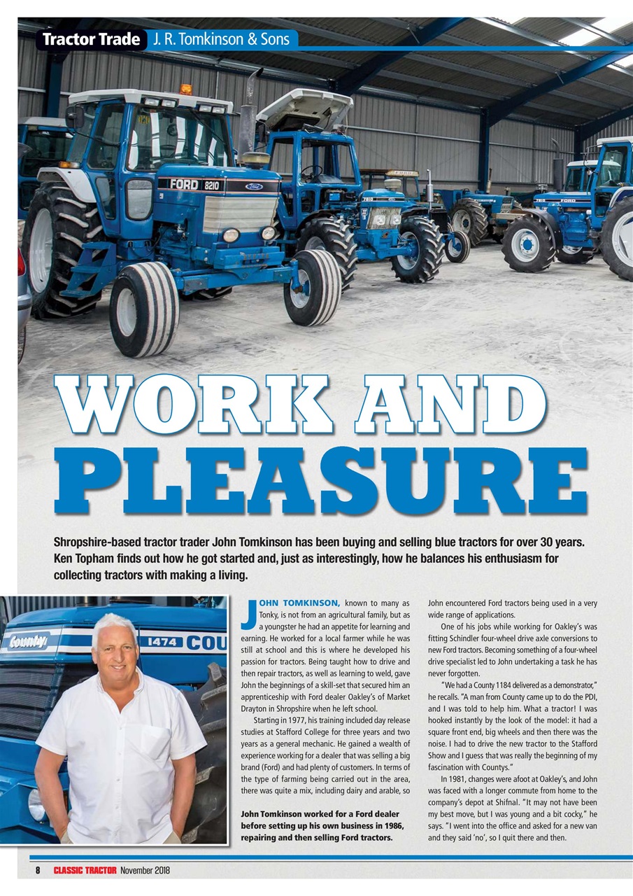 Classic Tractor Preview Pages