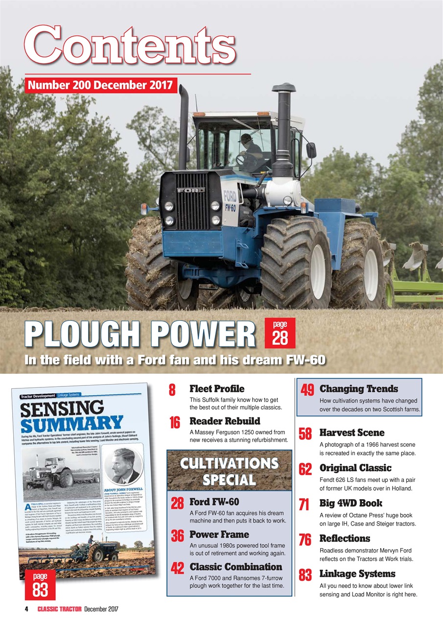 Classic Tractor Preview Pages