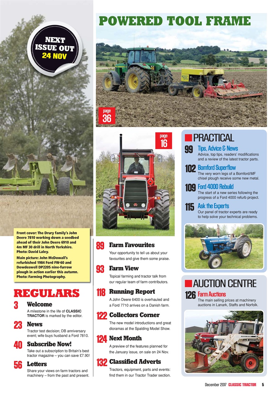 Classic Tractor Preview Pages