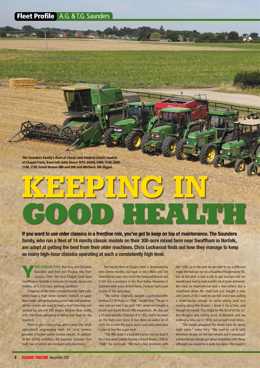 Classic Tractor Preview Pages