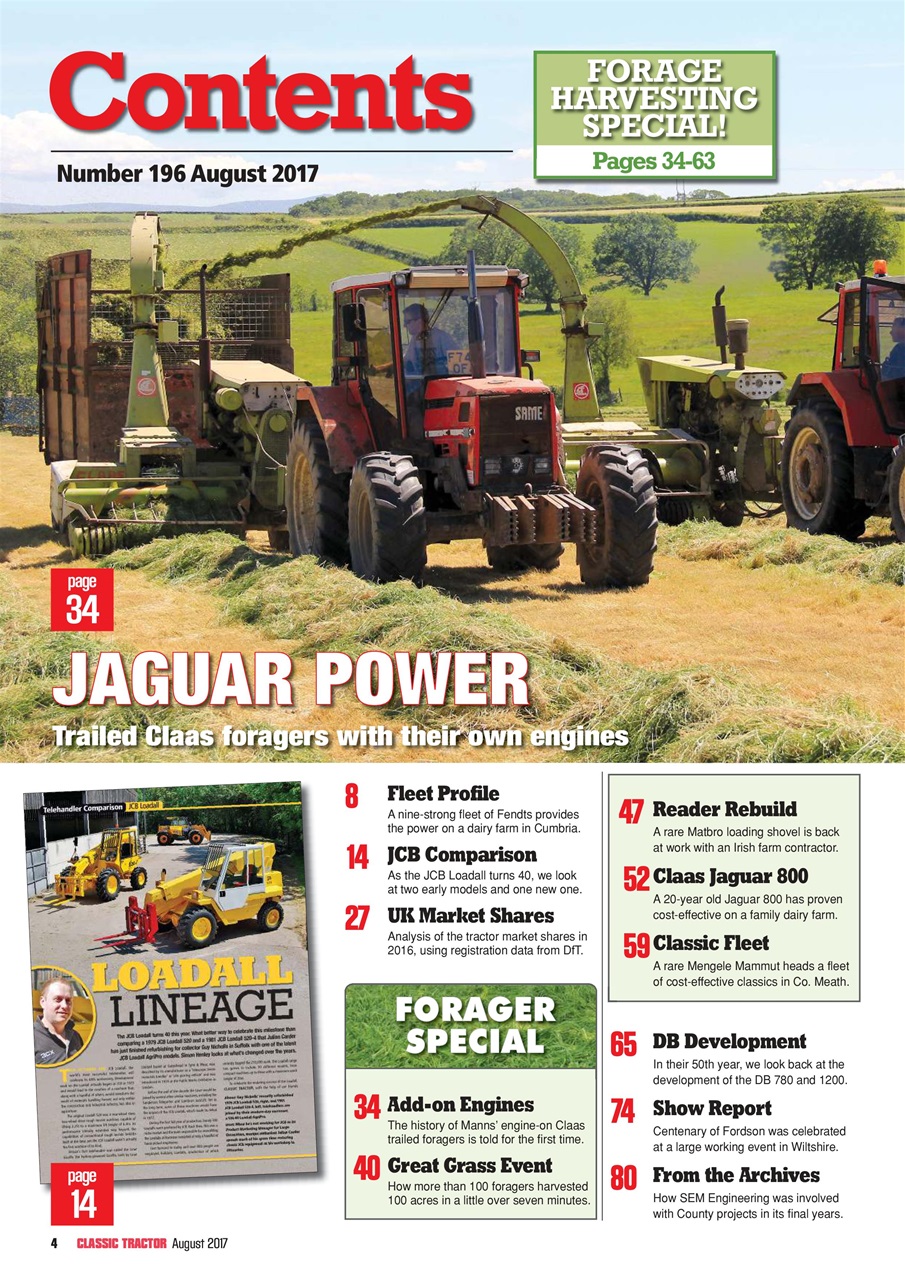 Classic Tractor Preview Pages