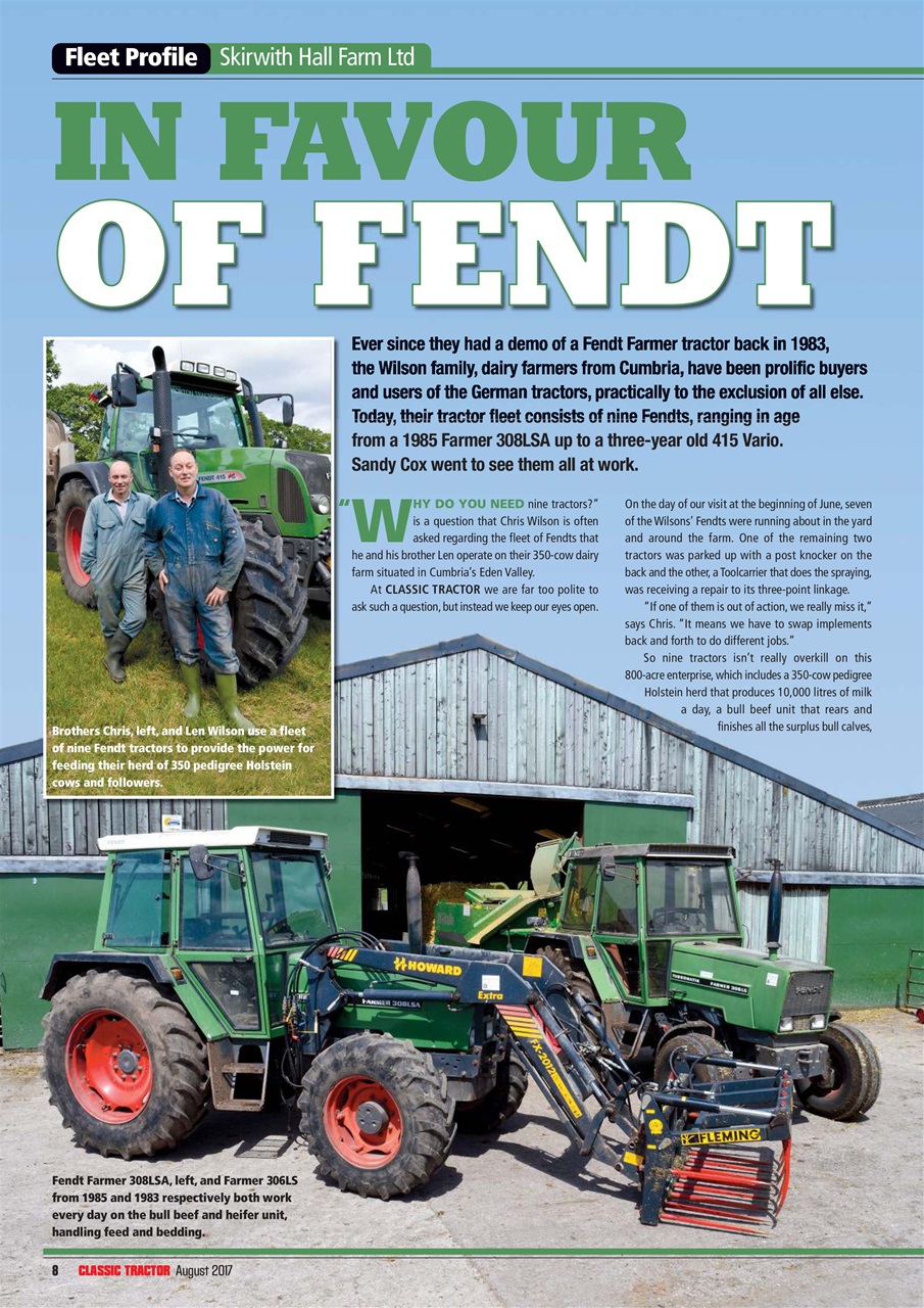 Classic Tractor Preview Pages