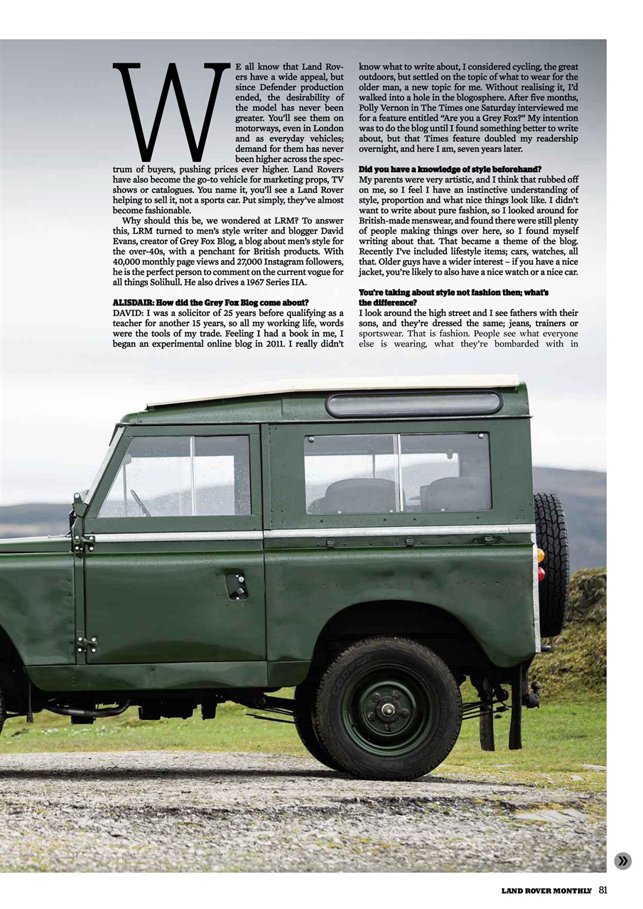 Land Rover Monthly Preview Pages