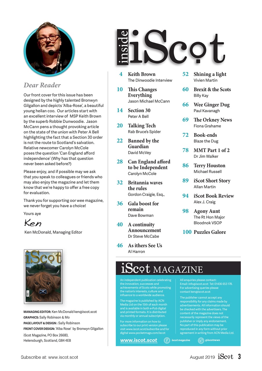 iScot Magazine Preview Pages