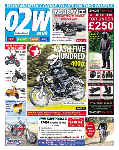 On Two Wheels September 2019 issue On Two Wheels September 2019