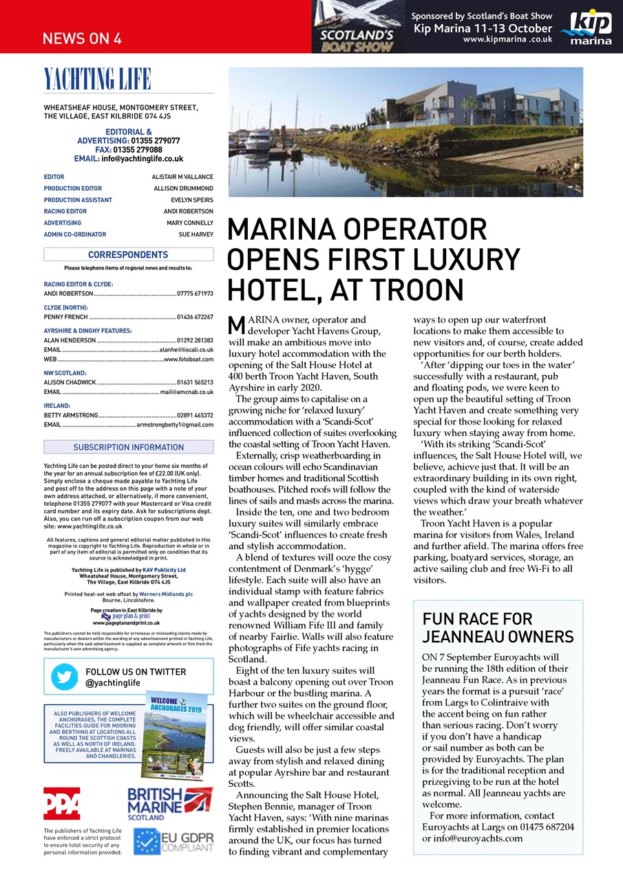 Yachting Life Preview Pages