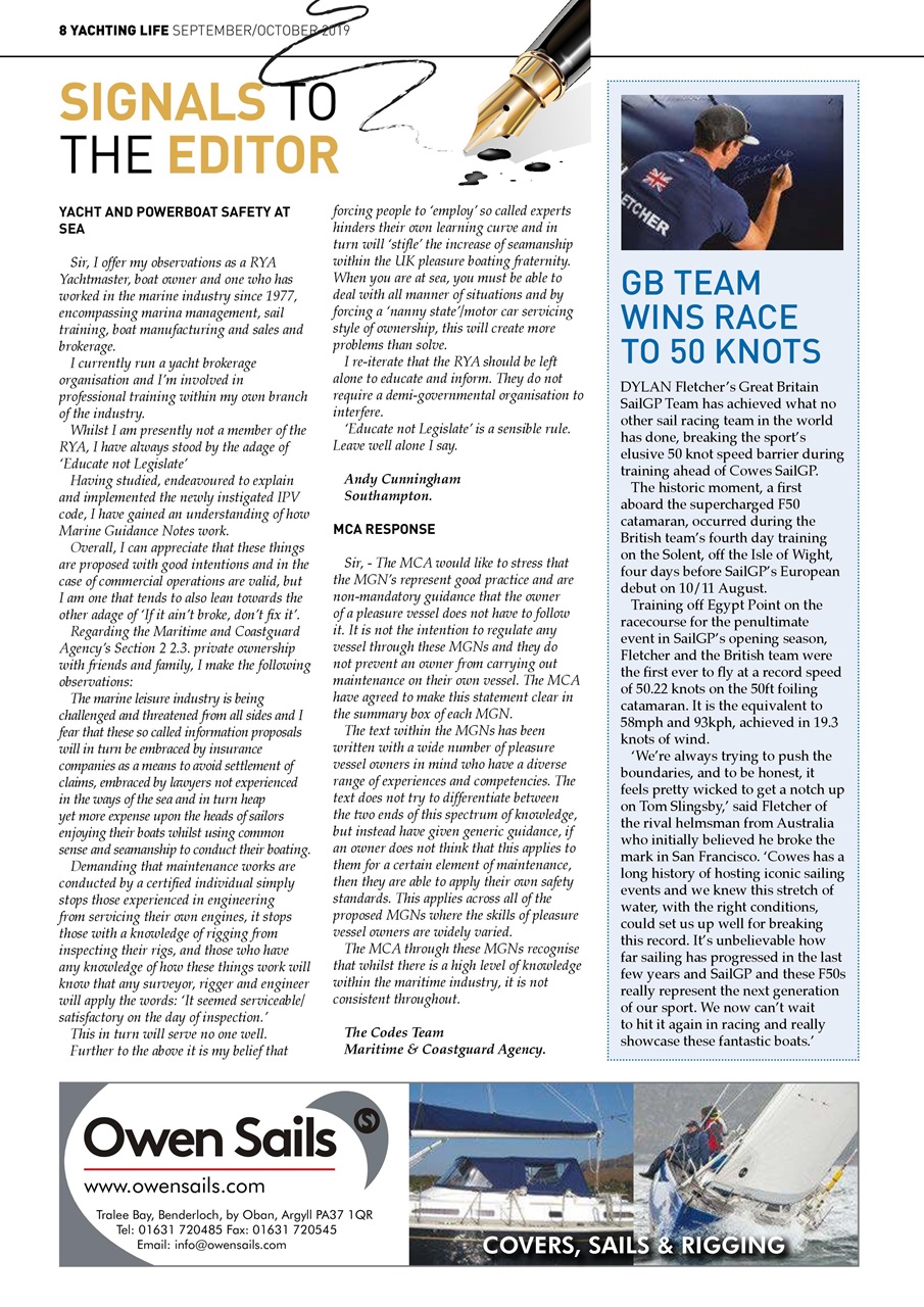 Yachting Life Preview Pages