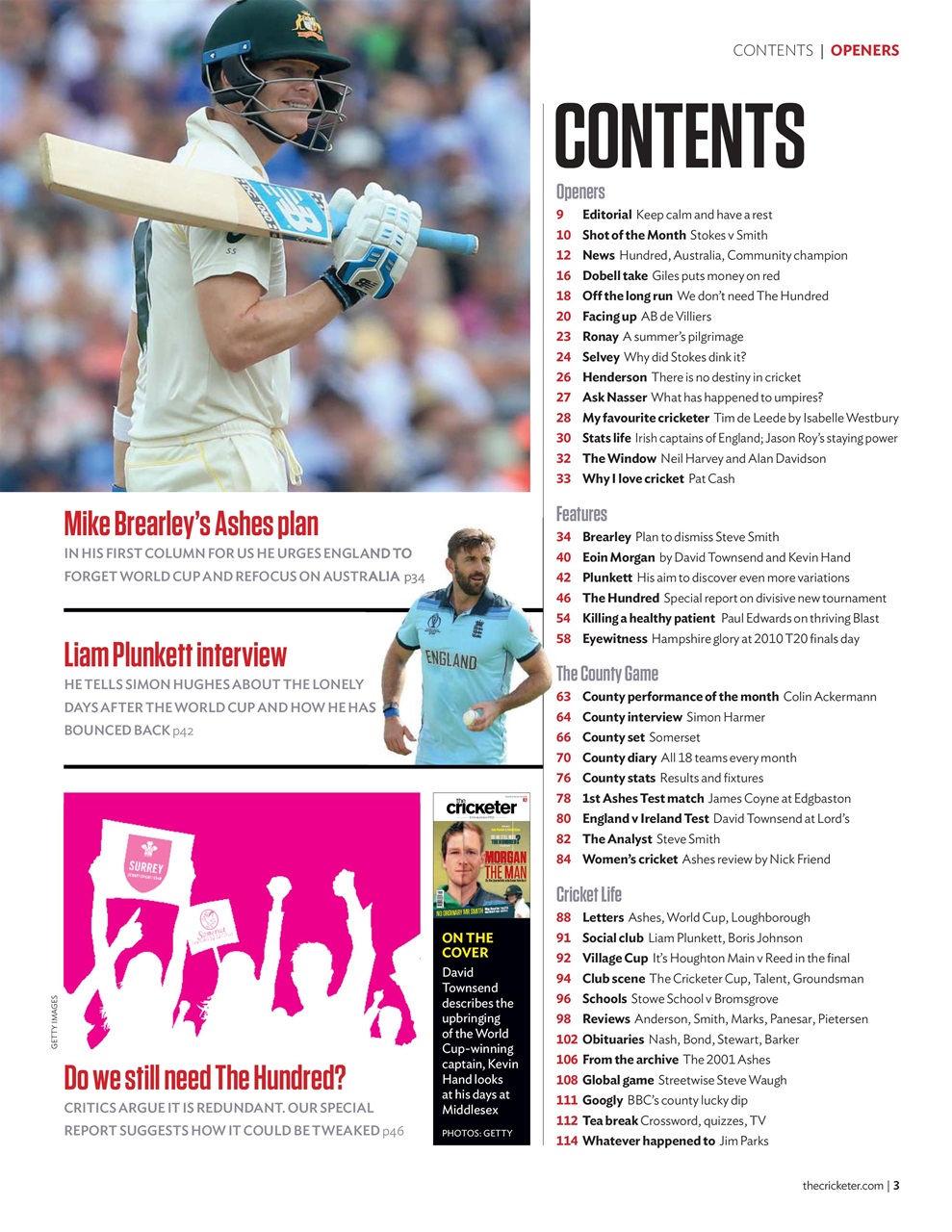 The Cricketer Magazine Preview Pages