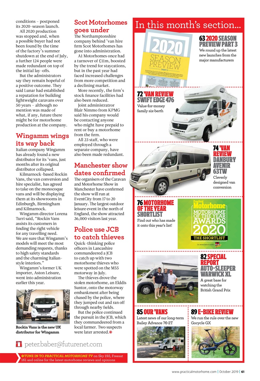 Practical Motorhome Preview Pages
