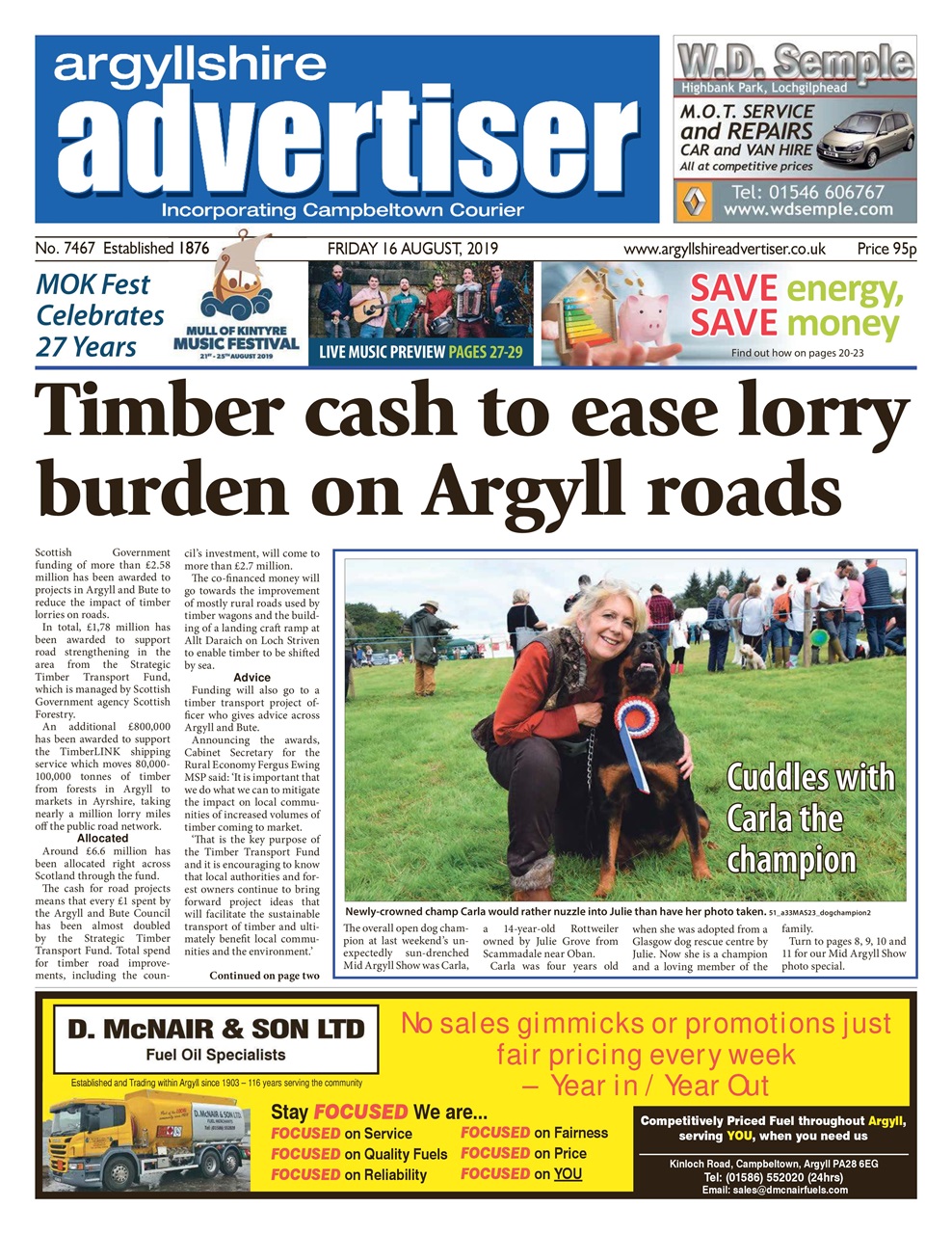 Argyllshire Advertiser Preview Pages