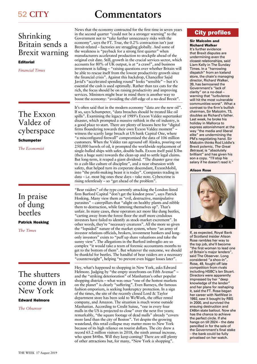 The Week Preview Pages