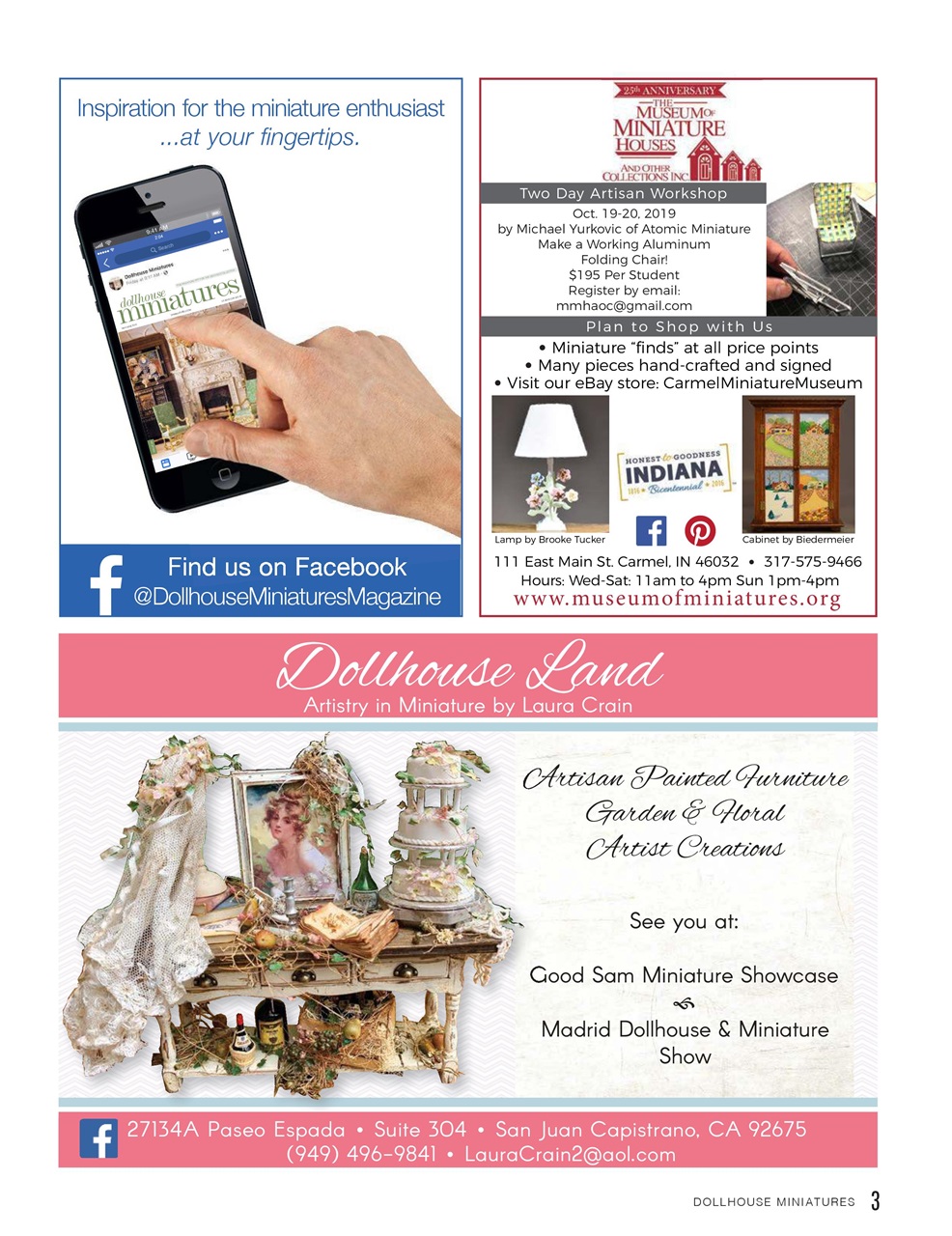 Dollhouse Miniatures Preview Pages