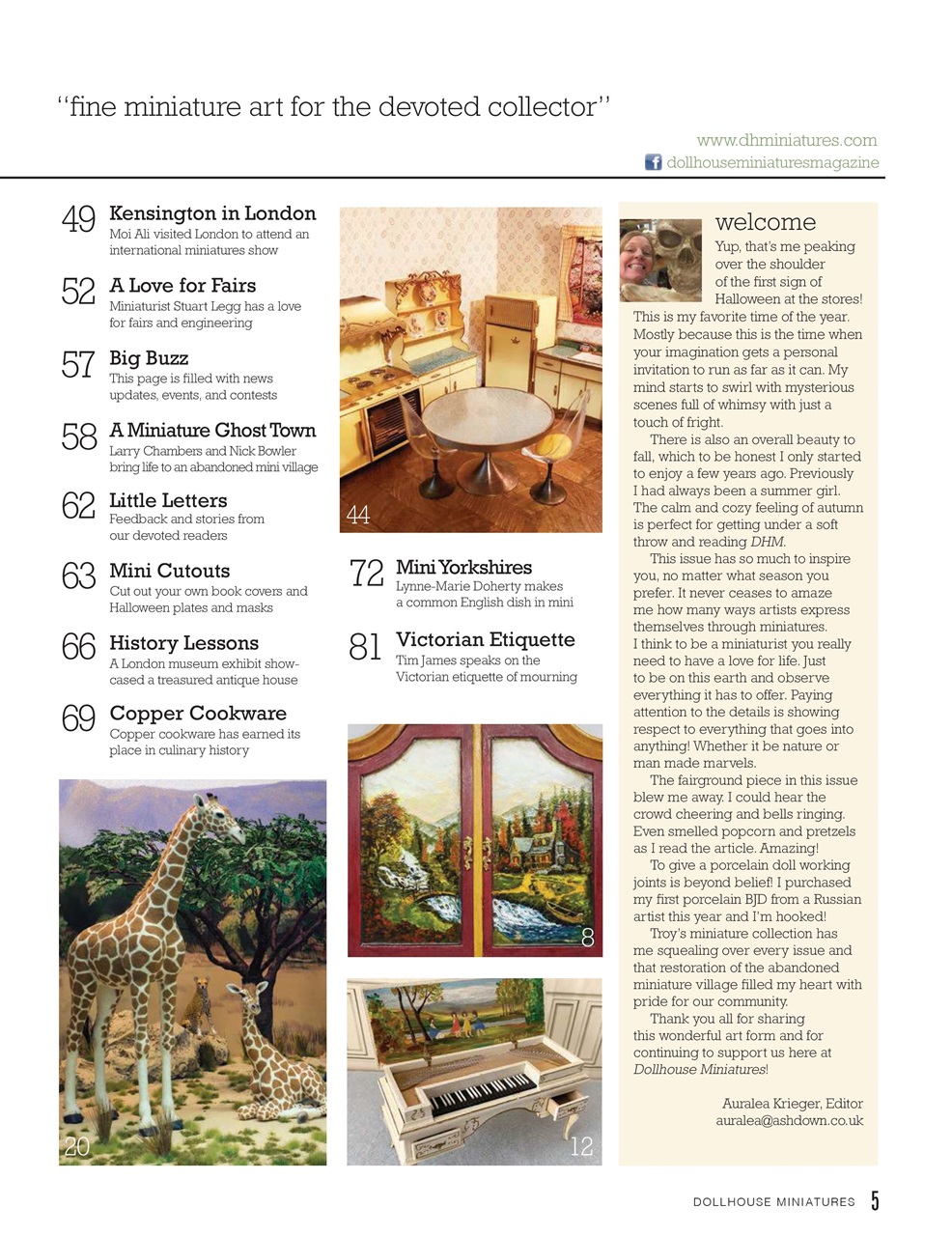 Dollhouse Miniatures Preview Pages