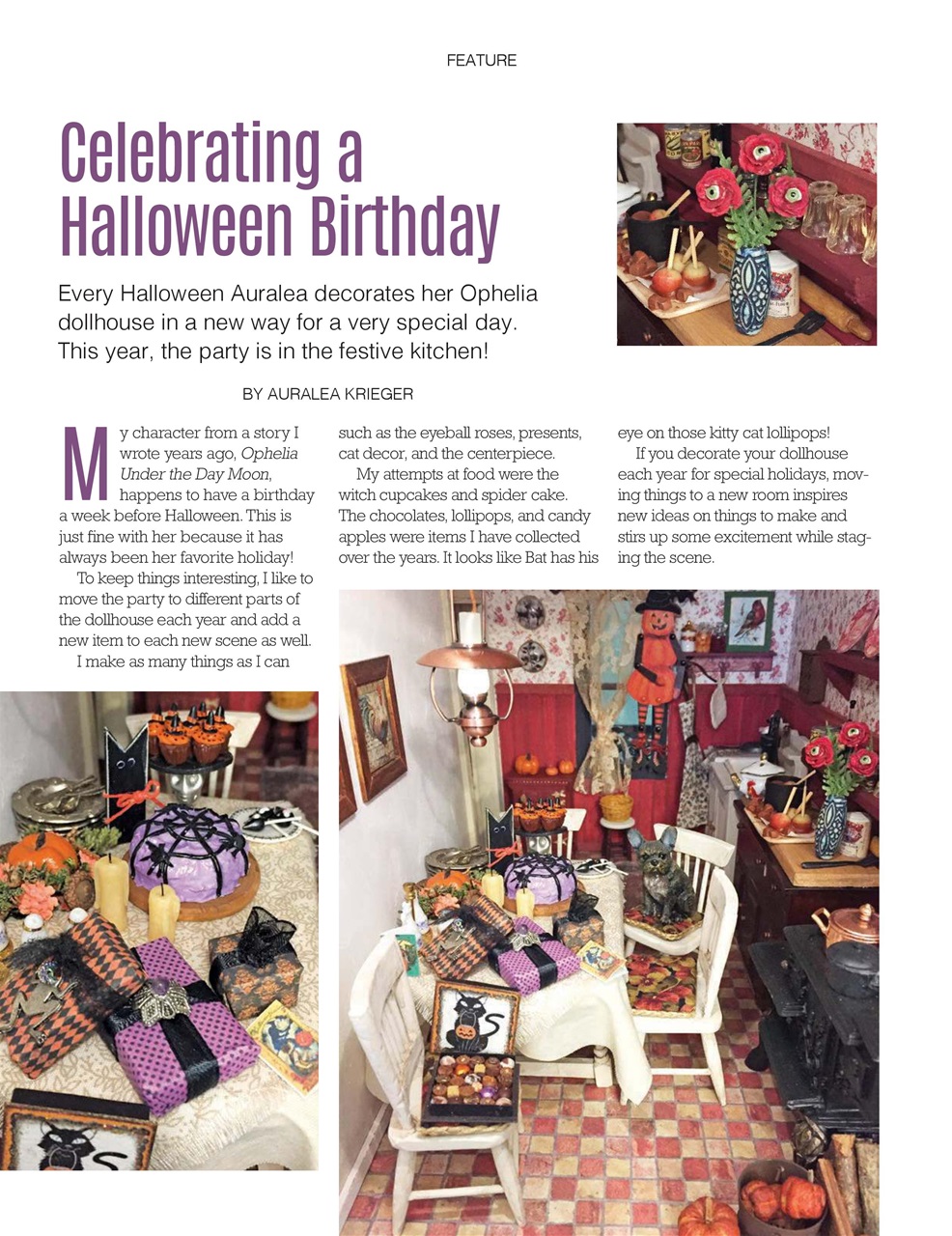 Dollhouse Miniatures Preview Pages