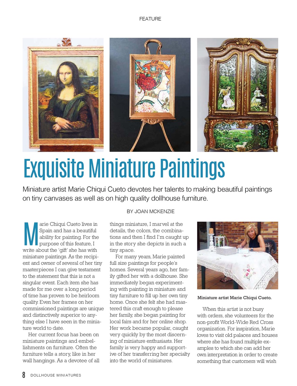 Dollhouse Miniatures Preview Pages