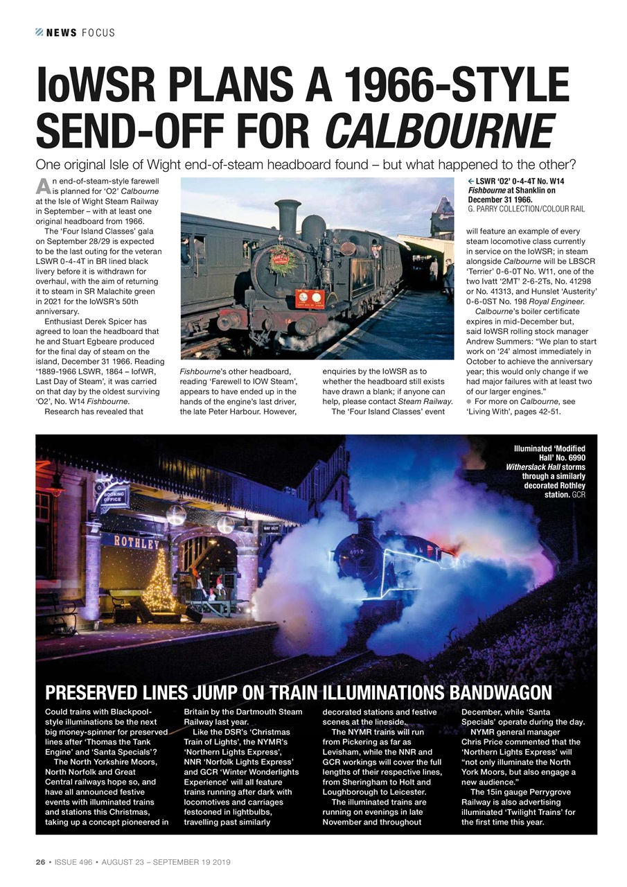 Steam Railway Preview Pages