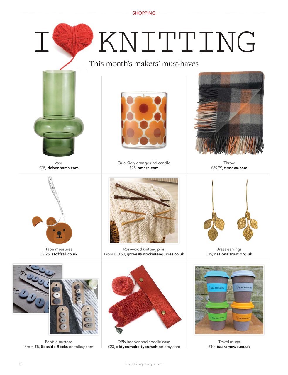 Knitting Preview Pages