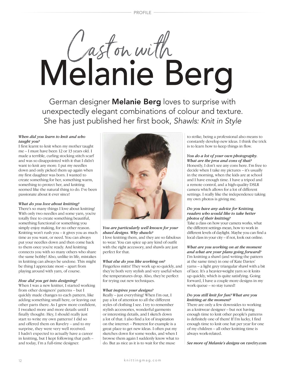 Knitting Preview Pages