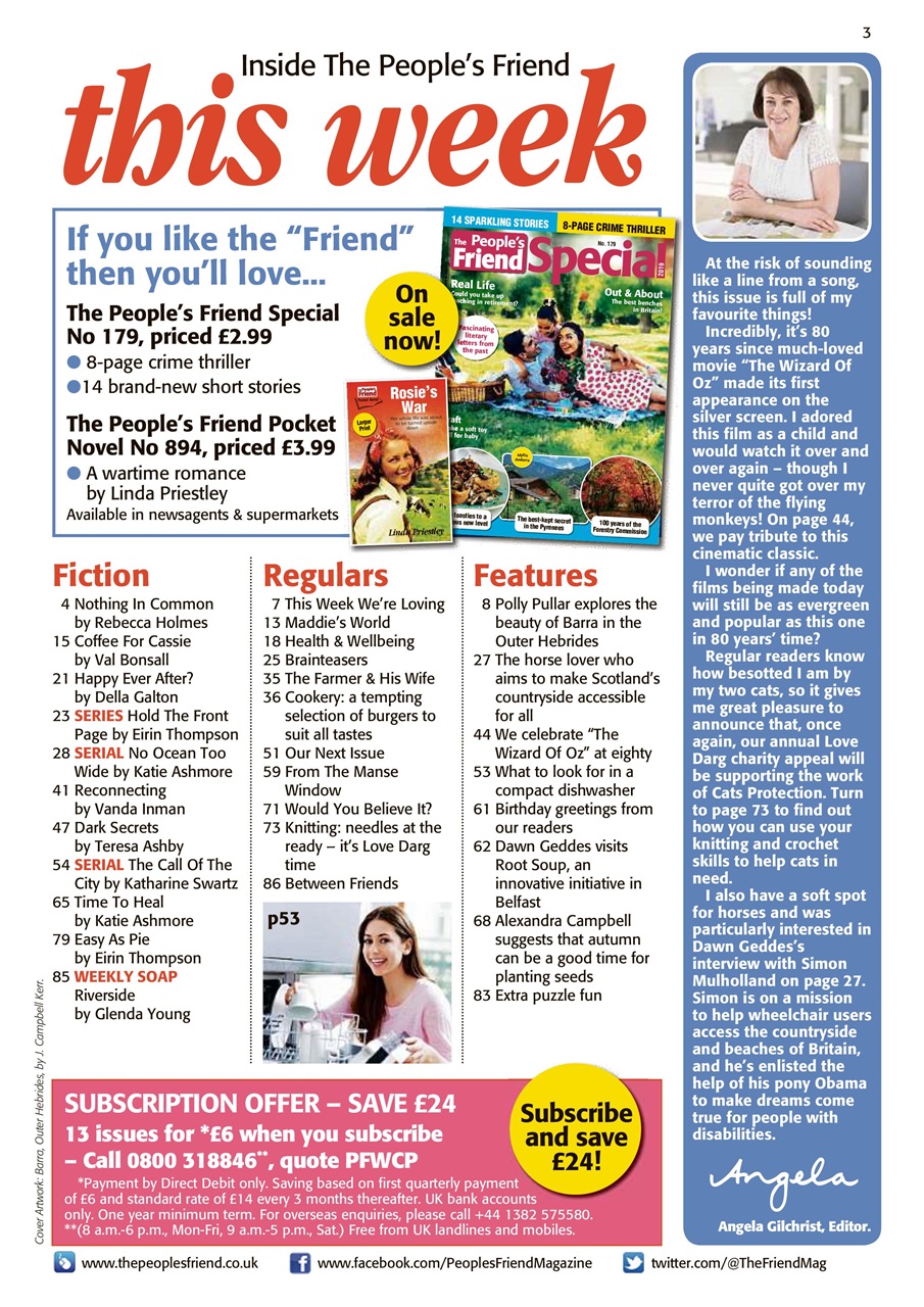 The People’s Friend Preview Pages