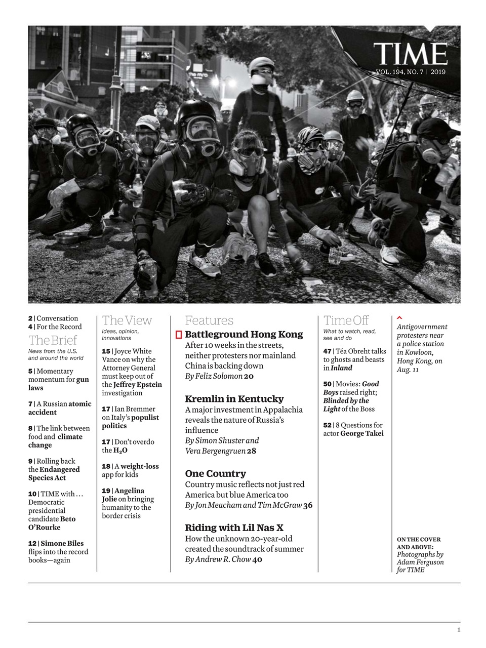 TIME Magazine Europe Preview Pages