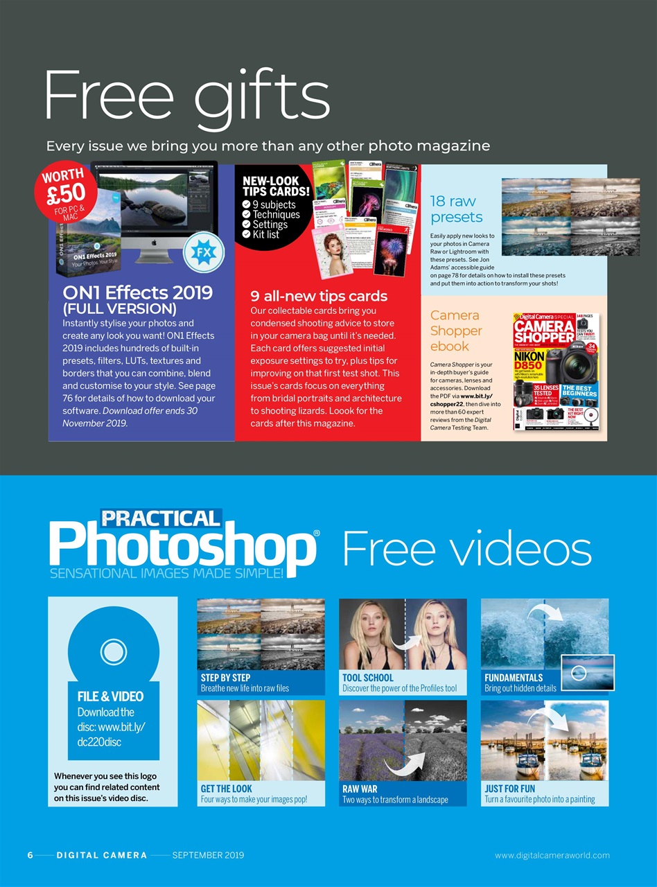 Digital Camera Magazine Preview Pages