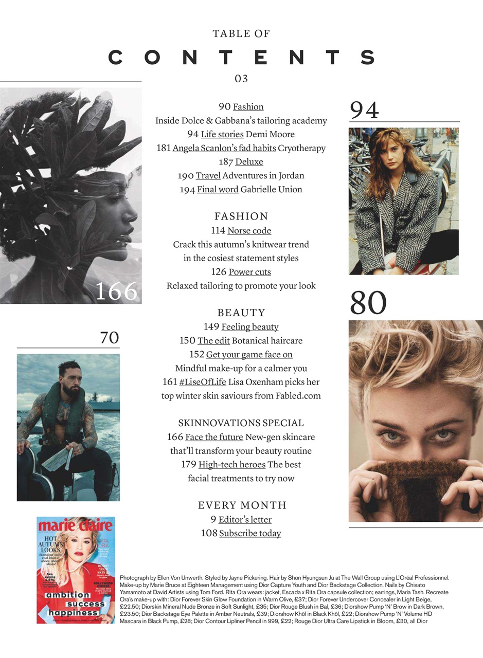 Marie Claire Preview Pages