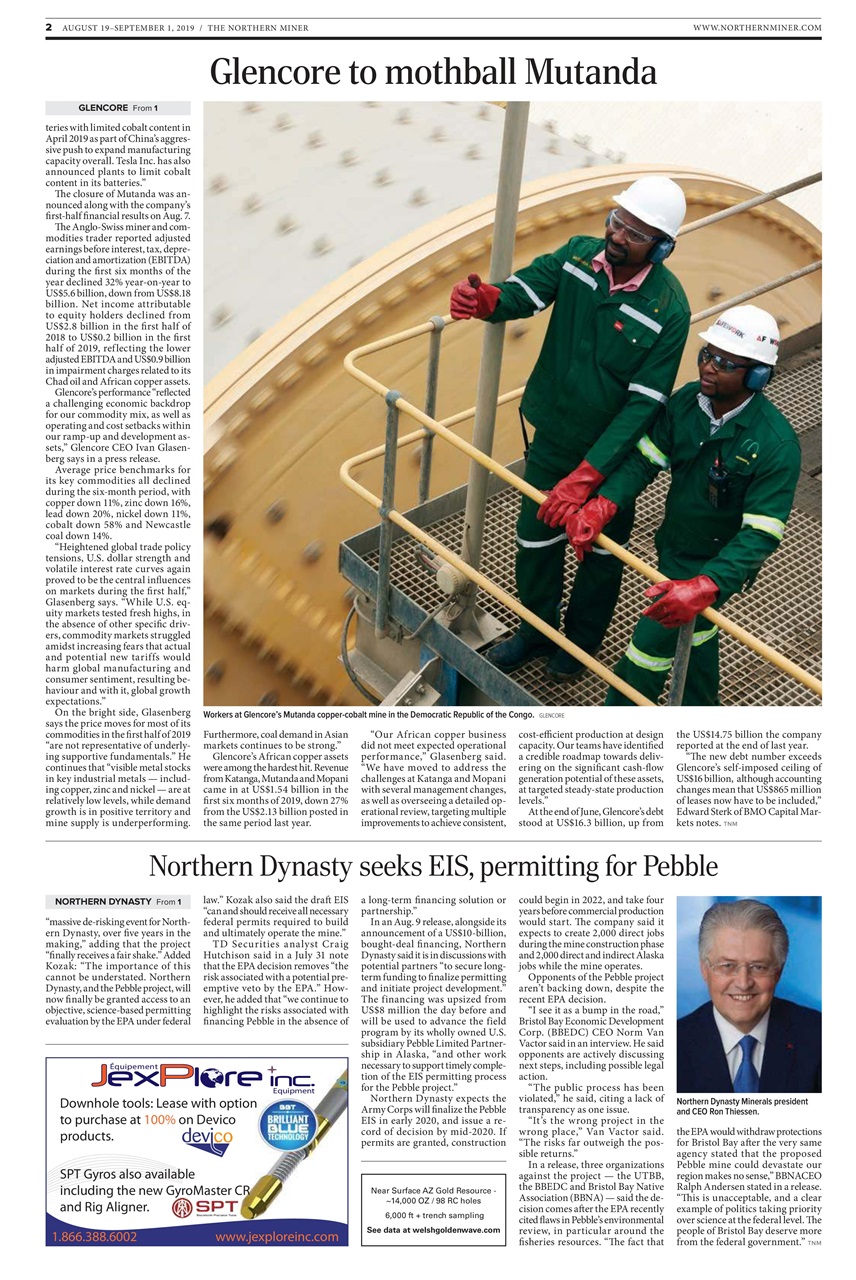 The Northern Miner Preview Pages