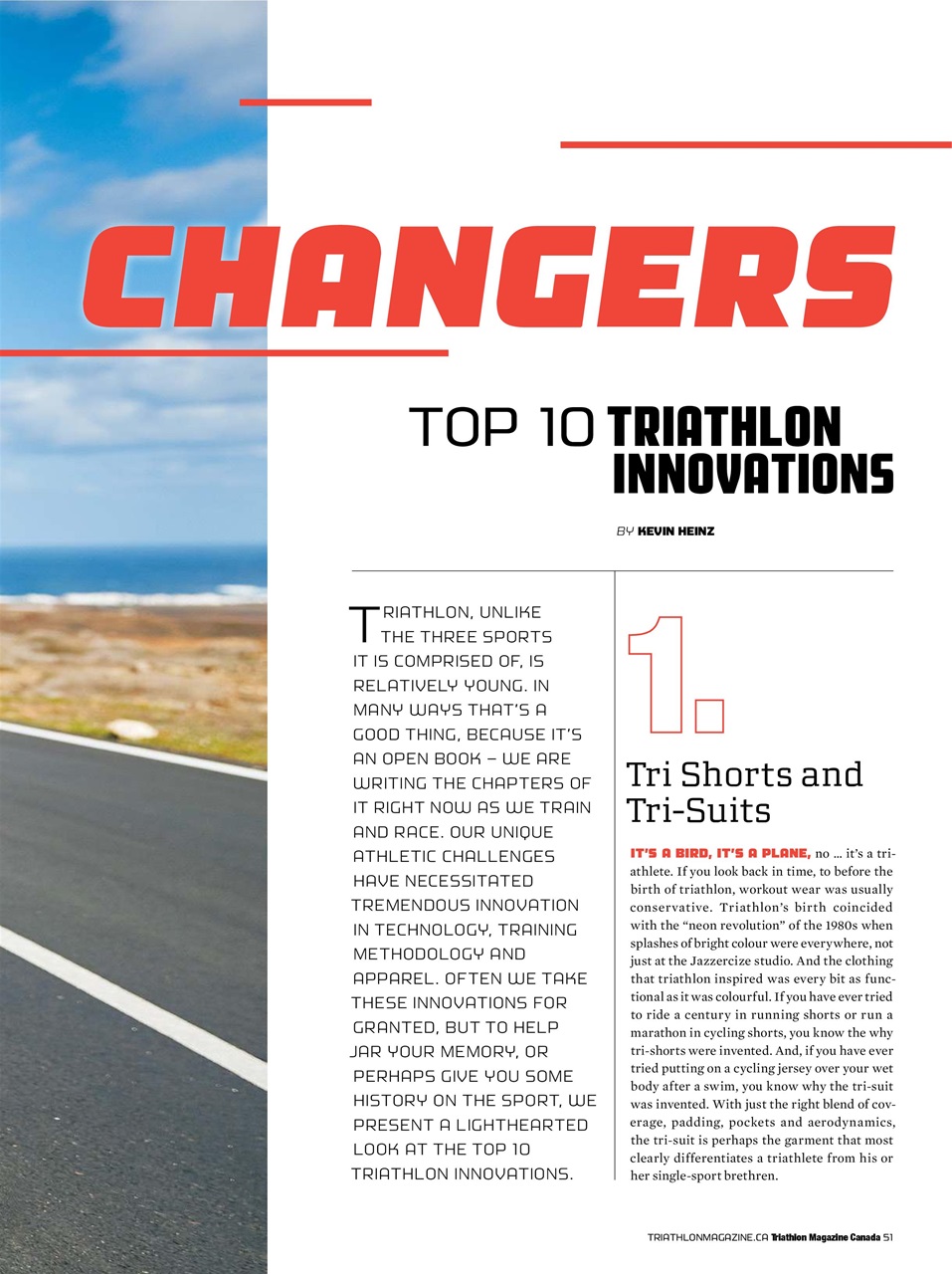 Triathlon Magazine Canada Preview Pages