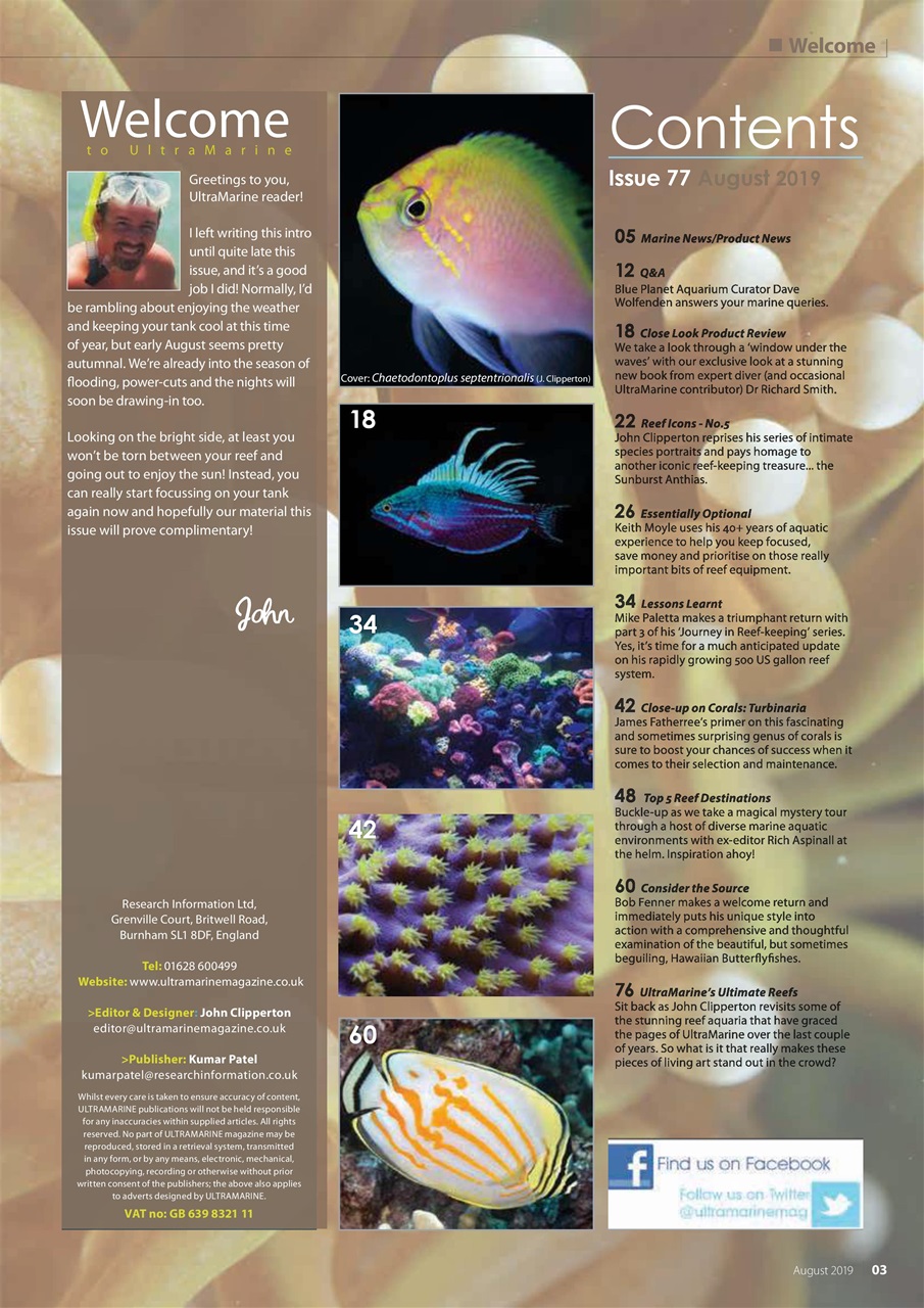 UltraMarine Magazine Preview Pages