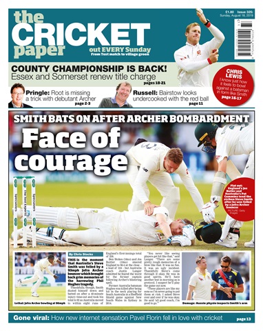 The Cricket Paper issue 18th August 2019
