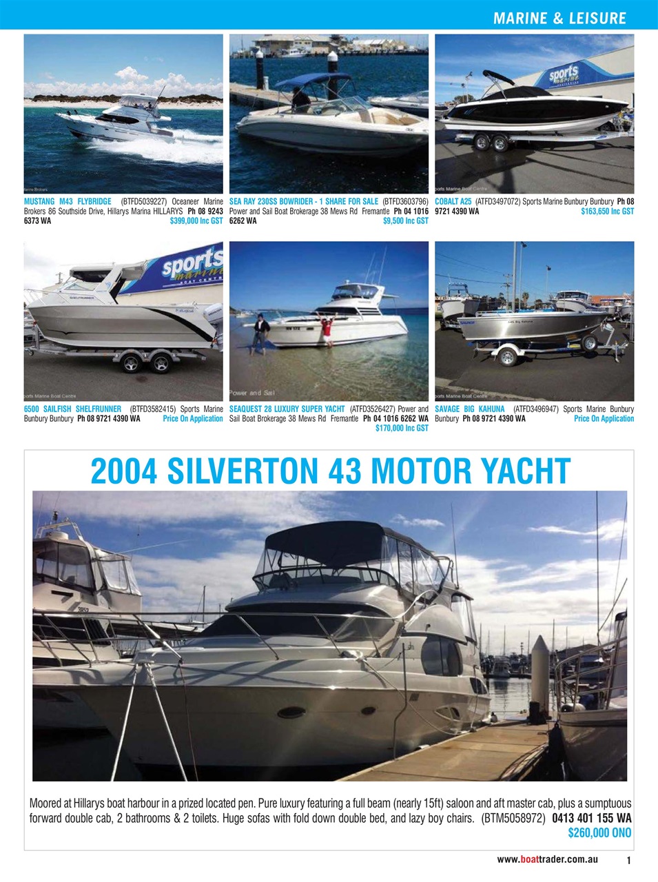 Boat Trader Australia Preview Pages