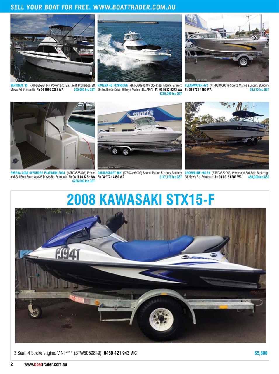 Boat Trader Australia Preview Pages