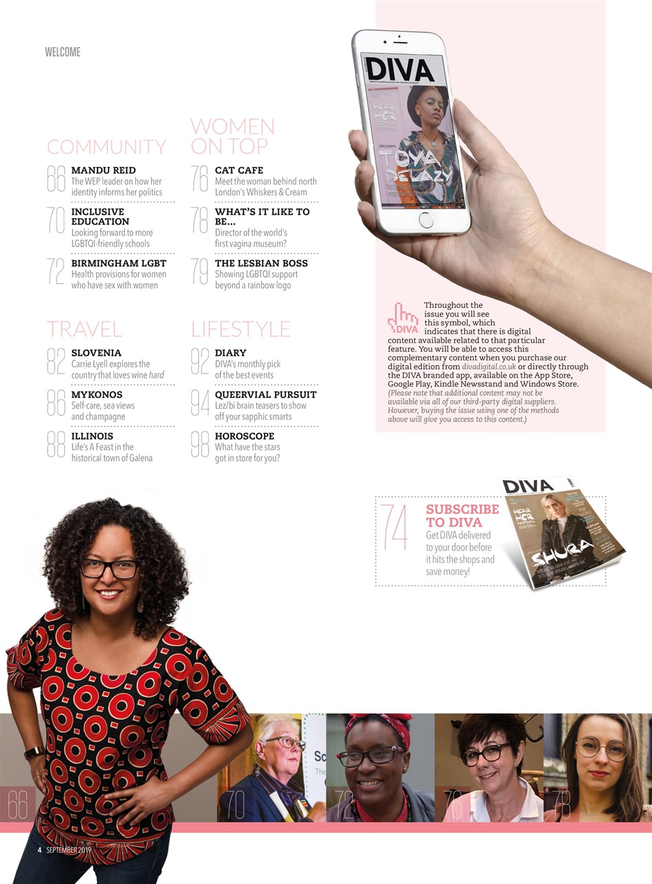 DIVA Magazine Preview Pages