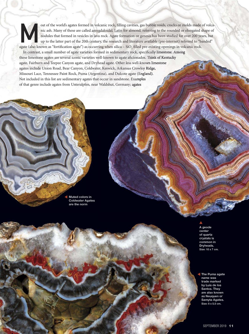 Rock&Gem Magazine Preview Pages