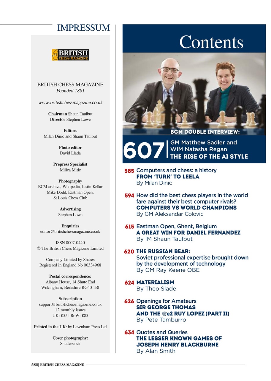 British Chess Magazine Preview Pages