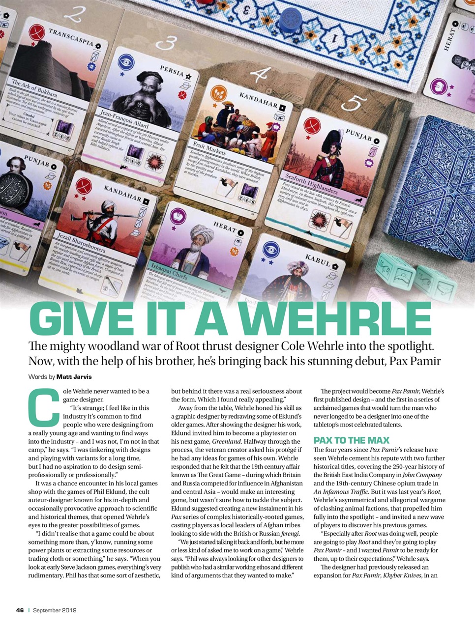 Tabletop Gaming Preview Pages